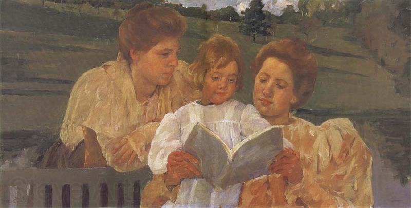Mary Cassatt Reading Spain oil painting art